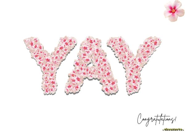 Congratulations card