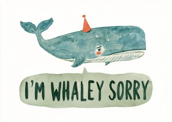 Sorry card