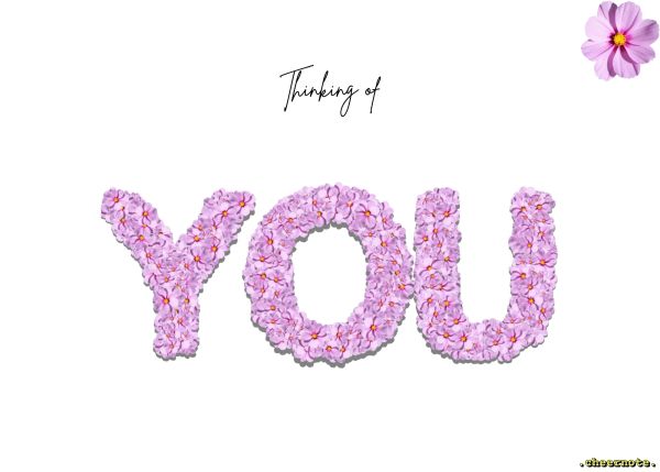Thinking Of You card