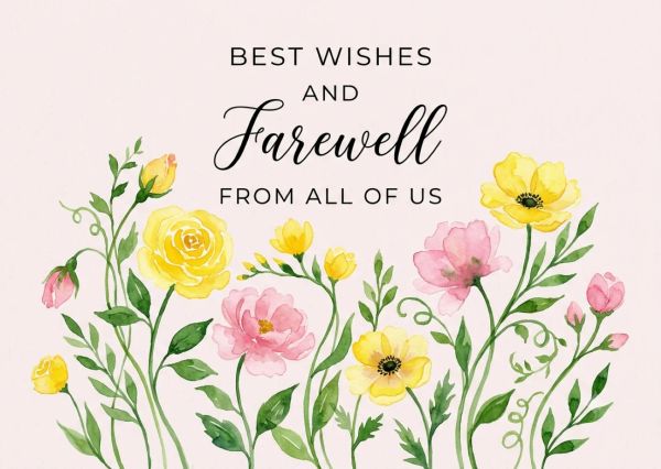 Farewell card